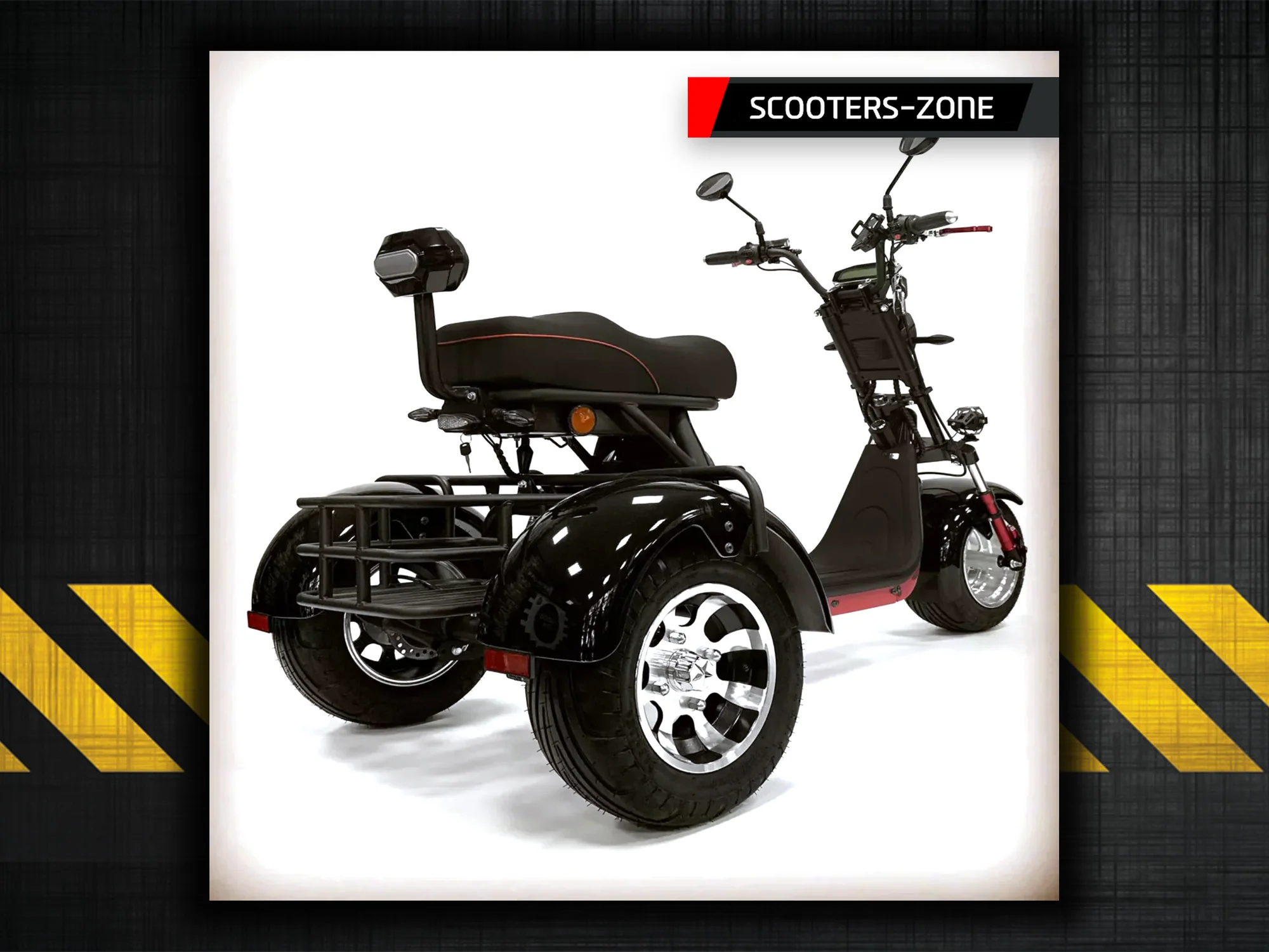 Электроскутер WHITE-SIBERIA PRO TRIKE — фото 2
